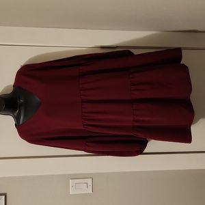 Burgundy Dress